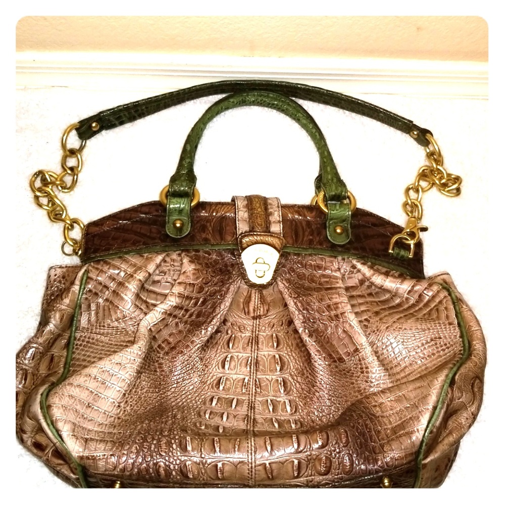 Brahmin Adora Satchel in Tricolor Melbourne